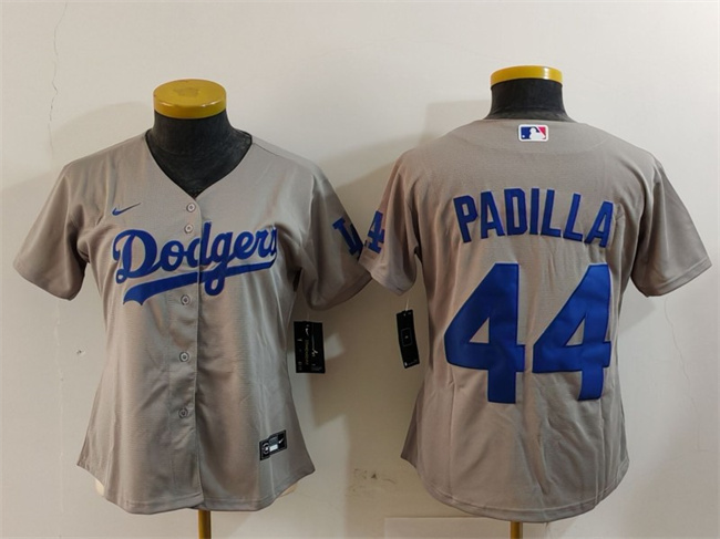 Youth Los Angeles Dodgers #44 Vicente Padilla Grey Stitched Baseball Jersey Youth Los Angeles Dodgers #44 Vicente Padilla Grey Stitched Baseball Jersey